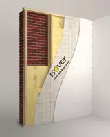 Isoleren van een voorzetwand met houten regelwerk en ISOVER glaswol