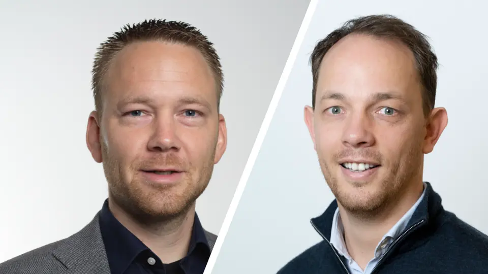 Glenn de Broeder (links) en Rogier Stoker (rechts)